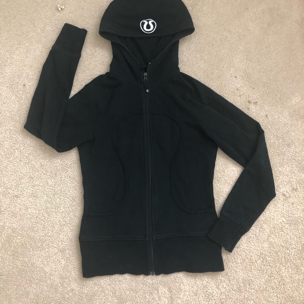 Black Lulu Lemon Athletic Jacket